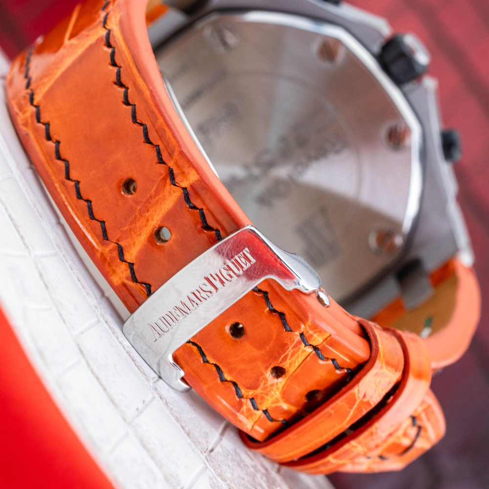 Alligator Leather Strap for AP Royal Oak Offshore 42mm
