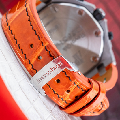 Alligator Leather Strap for AP Royal Oak Offshore 42mm