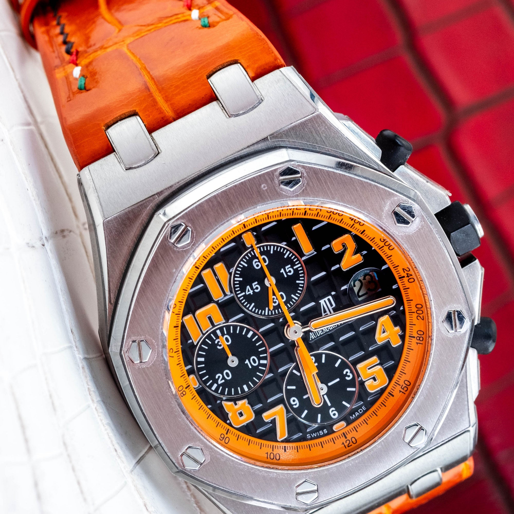 Alligator Leather Strap for AP Royal Oak Offshore 42mm