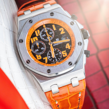 Alligator Leather Strap for AP Royal Oak Offshore 42mm