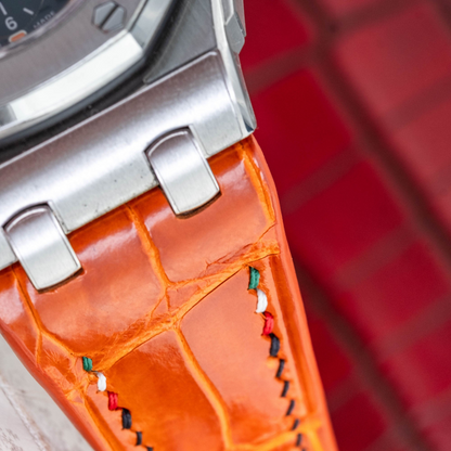 Alligator Leather Strap for AP Royal Oak Offshore 42mm