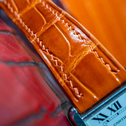 Alligator Leather Strap for Cartier Tank