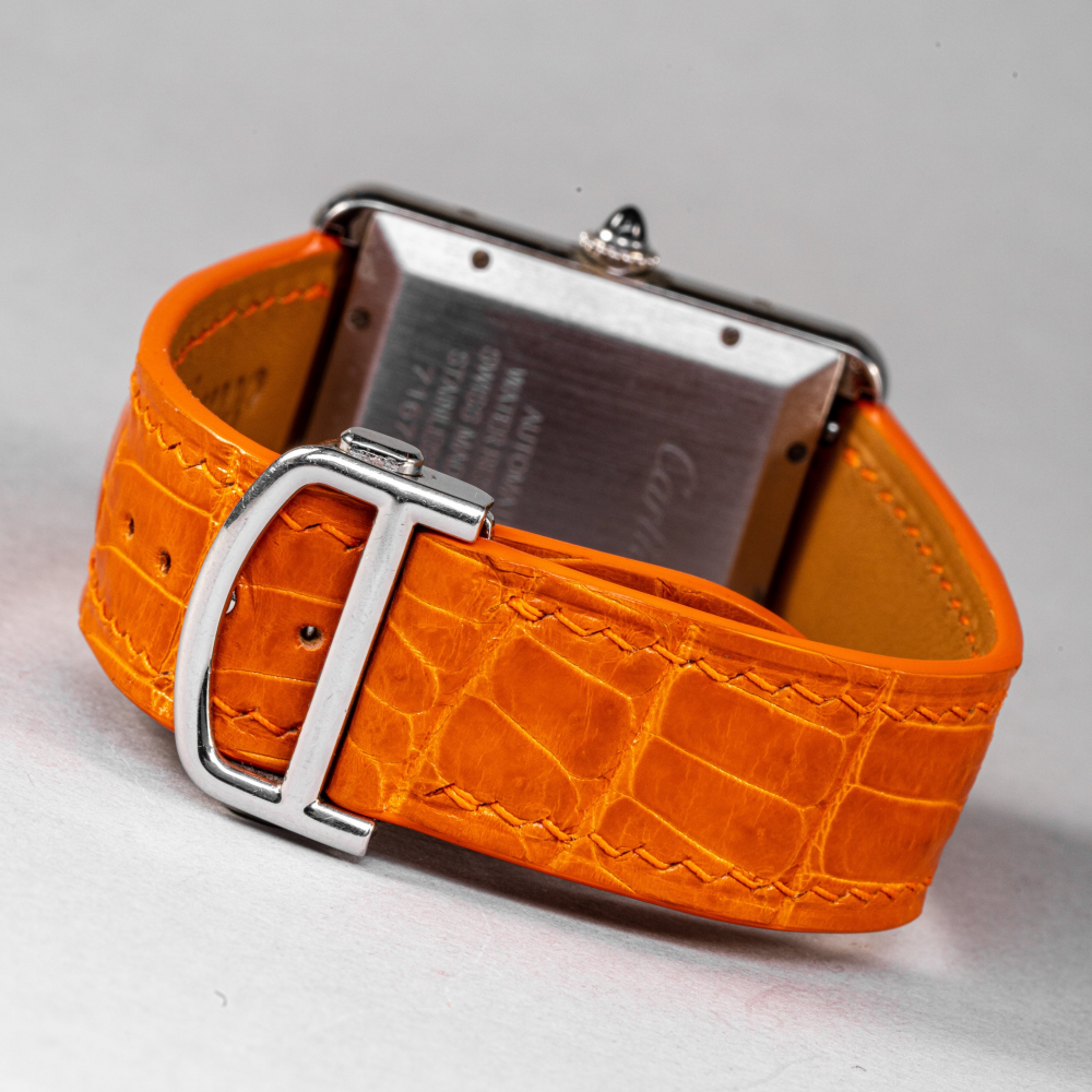 Alligator Leather Strap for Cartier Tank