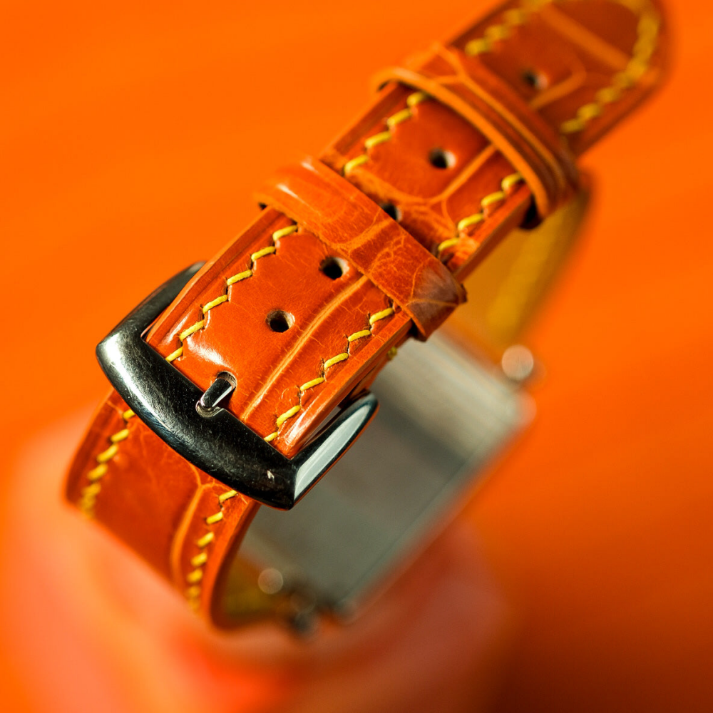 Alligator Leather Strap for Franck Muller Master Square