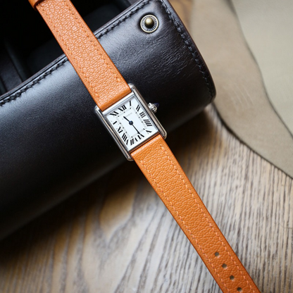 Chevre Leather Strap for Cartier Tank
