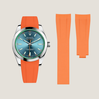 Rolex Milgauss Rubber Strap for Deployant Clasp