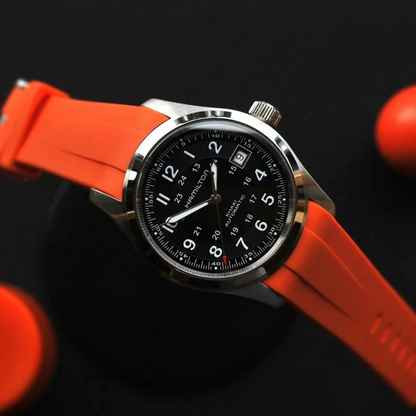 FKM Rubber Strap for Hamilton Khaki Field