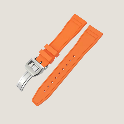FKM Rubber Strap for IWC Folding Buckle