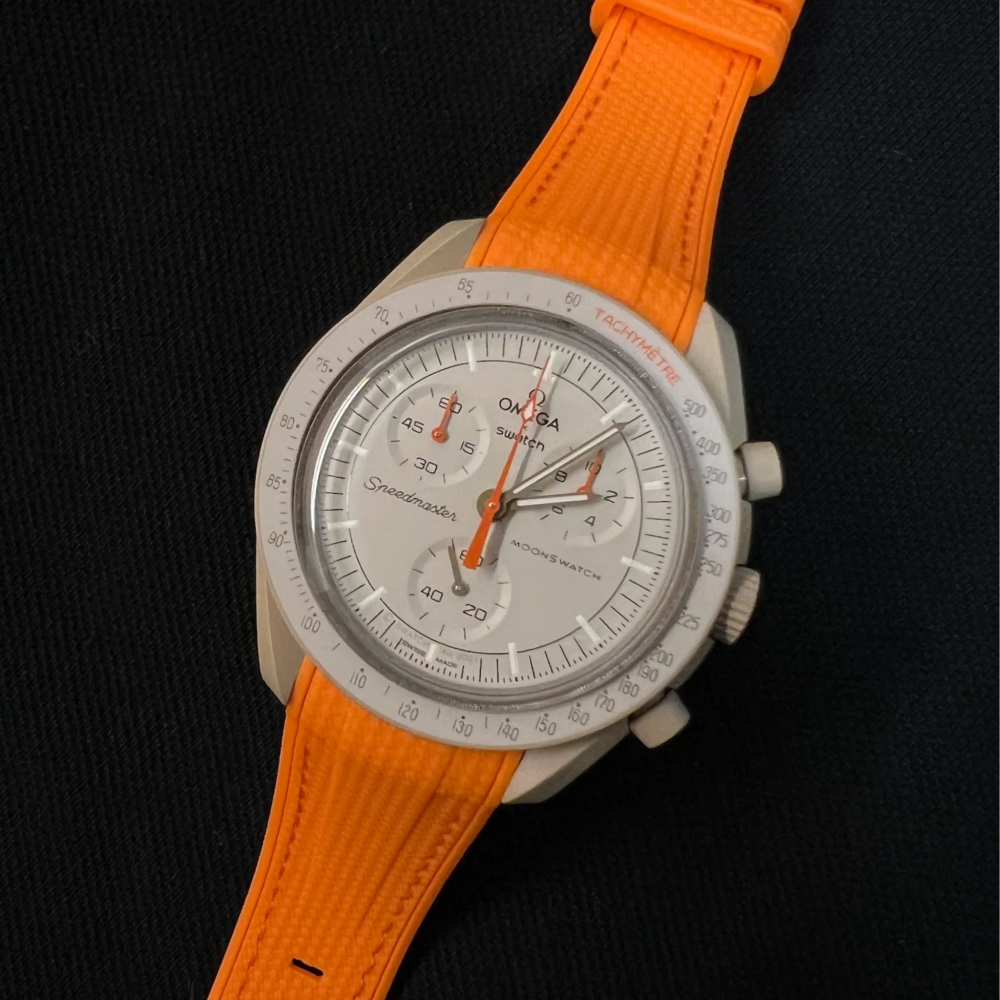 MoonSwatch Mission to Jupiter FKM Rubber Strap