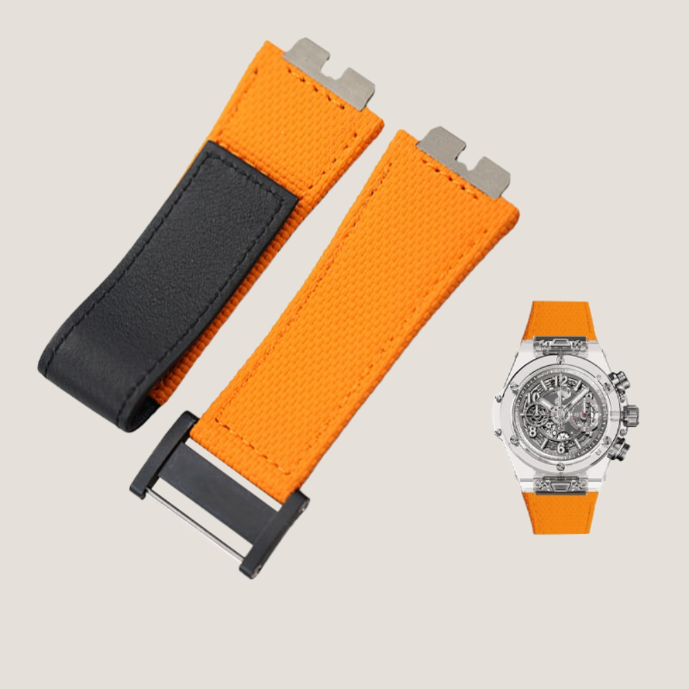 Velcro FKM Rubber Strap for Hublot