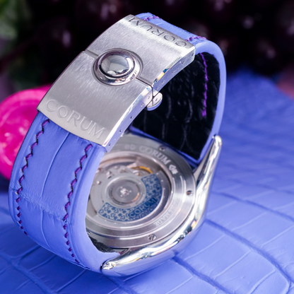 Alligator Leather Strap for Corum Bubble