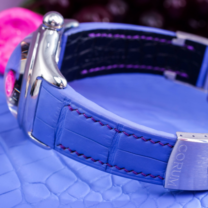 Alligator Leather Strap for Corum Bubble