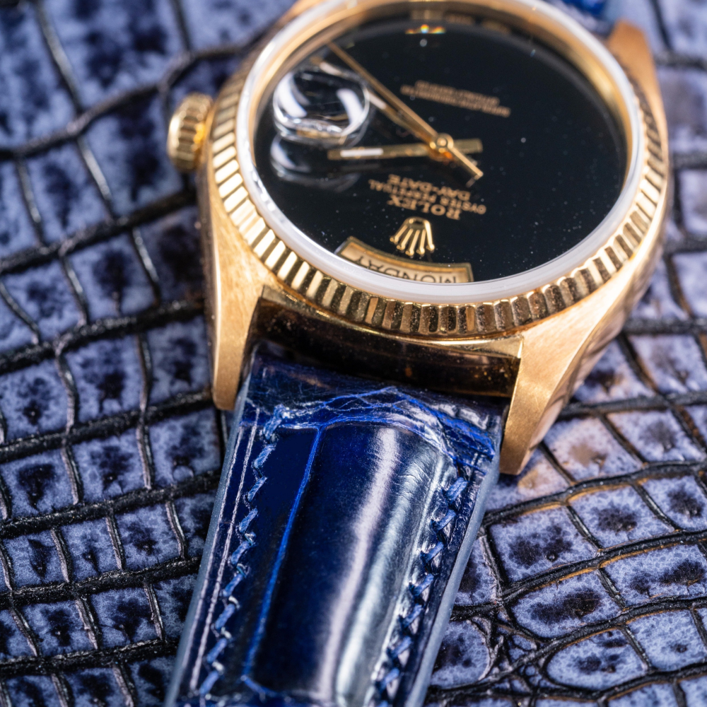 Rolex Day-Date Alligator Leather Strap – Handmade Custom Fit