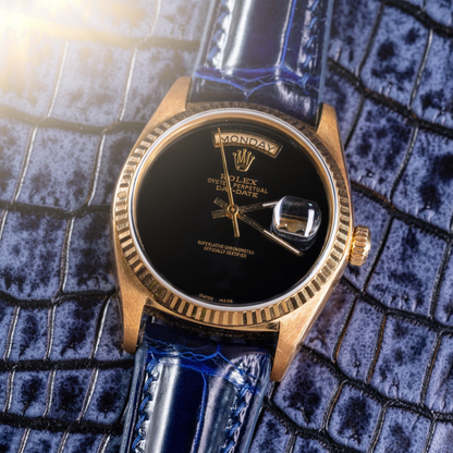 Rolex Day-Date Alligator Leather Strap – Handmade Custom Fit