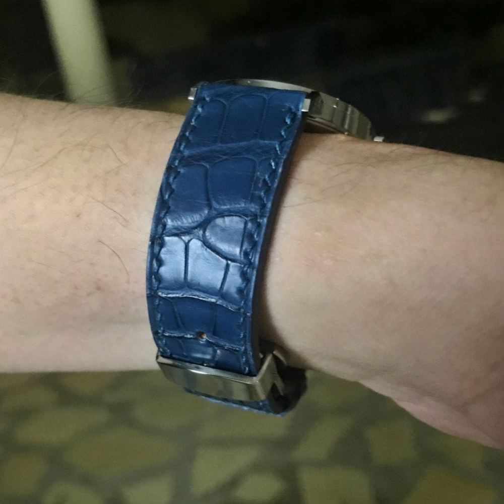 Alligator Leather Strap for Glashütte