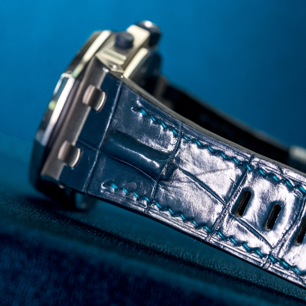 Alligator Leather Strap for AP Royal Oak Offshore 42mm