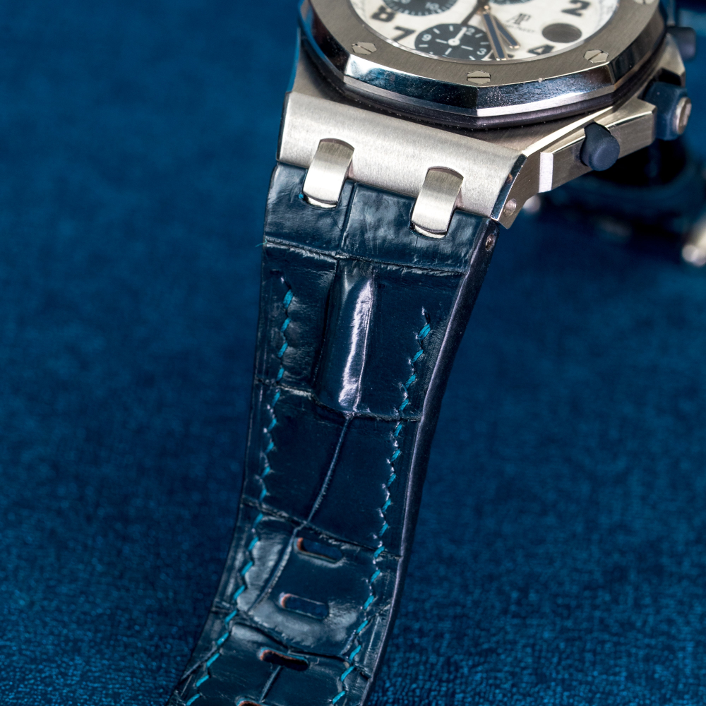 Alligator Leather Strap for AP Royal Oak Offshore 42mm