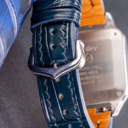 Alligator Leather Strap for Cartier Santos Dumont