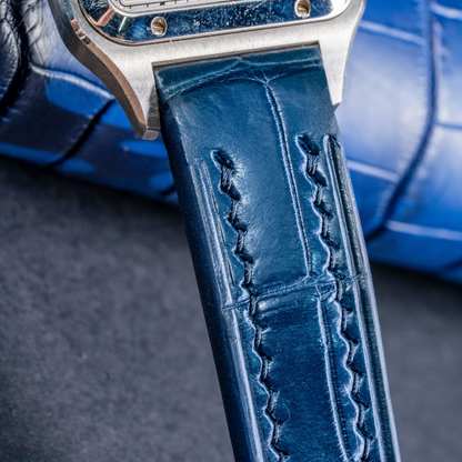 Alligator Leather Strap for Cartier Santos Dumont