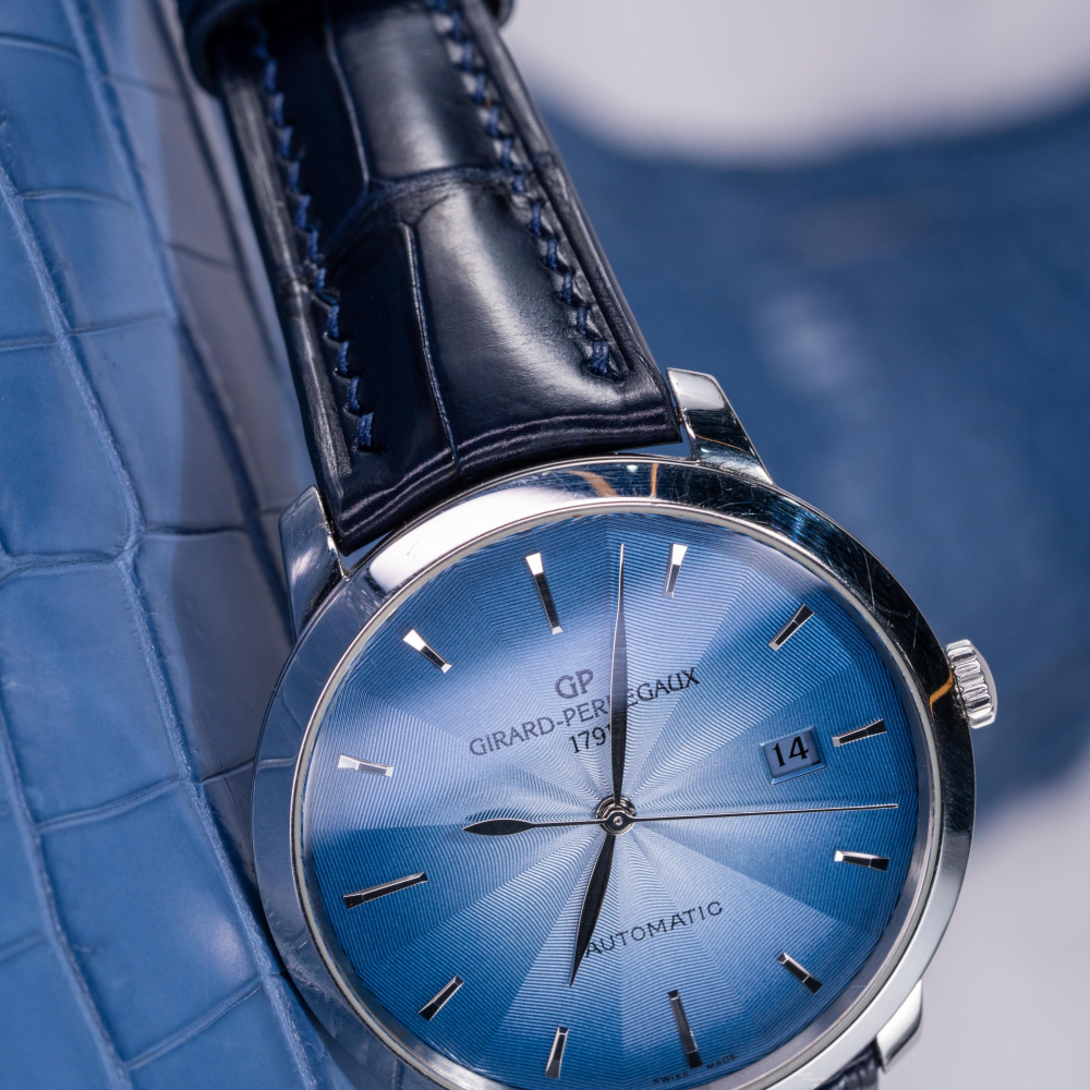 Alligator Leather Strap for Girard-Perregaux