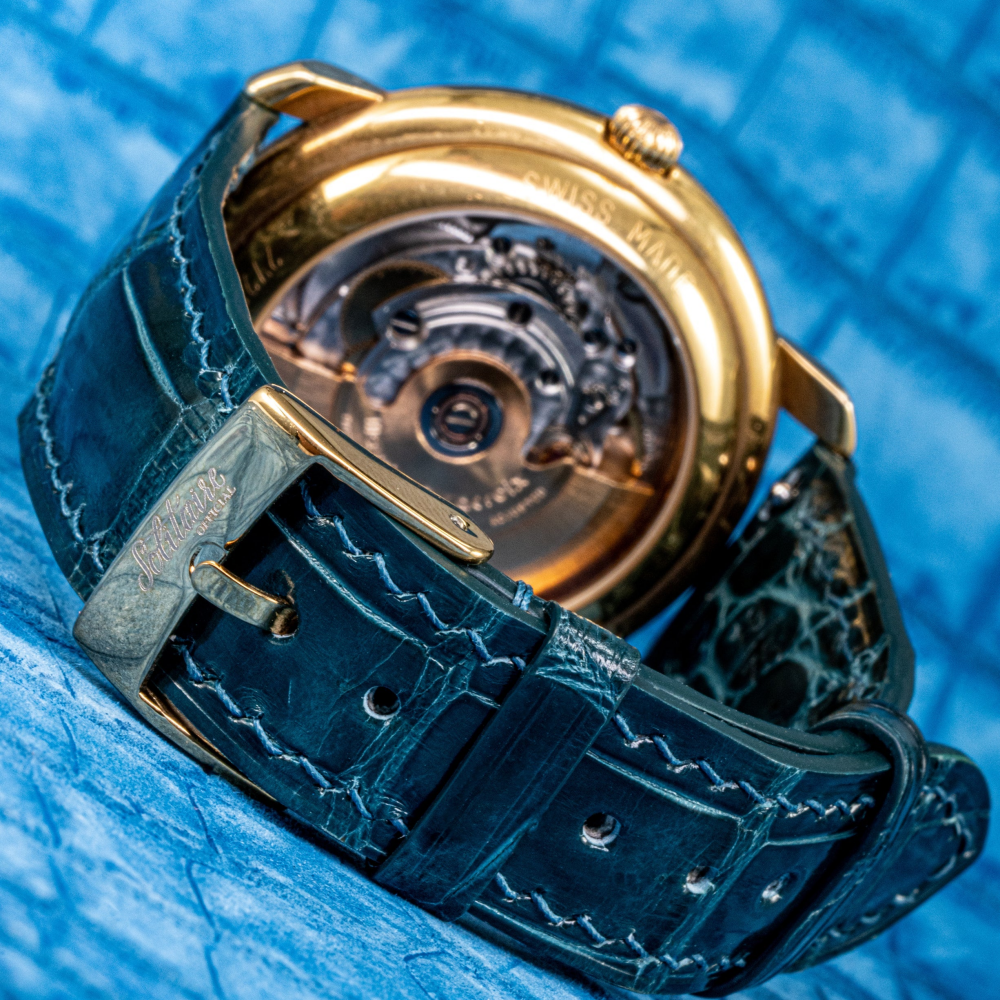 Alligator Leather Strap for Maurice Lacroix
