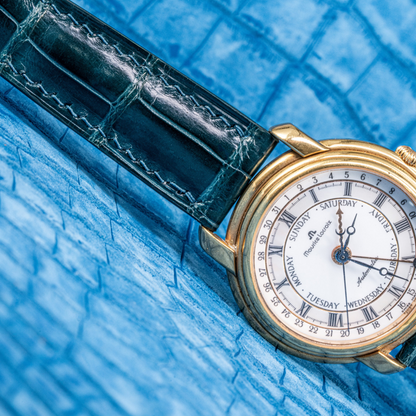 Alligator Leather Strap for Maurice Lacroix