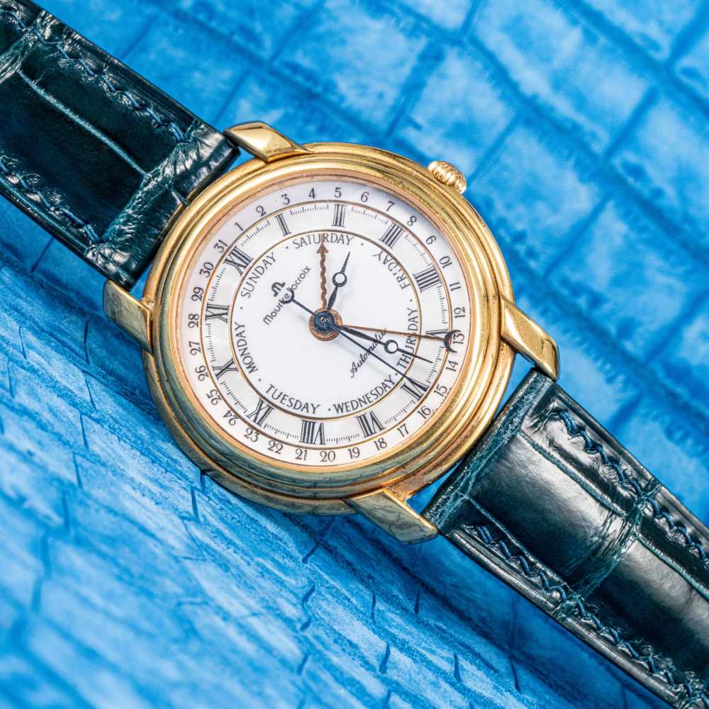 Alligator Leather Strap for Maurice Lacroix