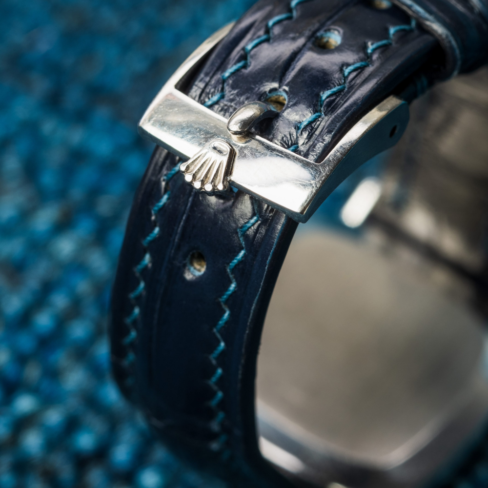 Alligator Leather Strap for Rolex Cellini