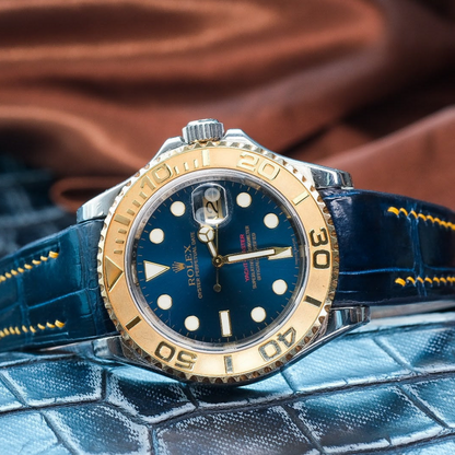 Alligator Leather Strap for Rolex Yacht-Master