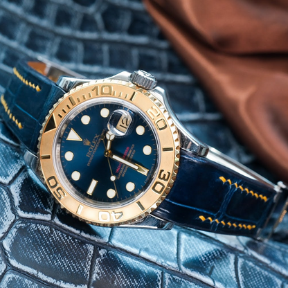 Alligator Leather Strap for Rolex Yacht-Master
