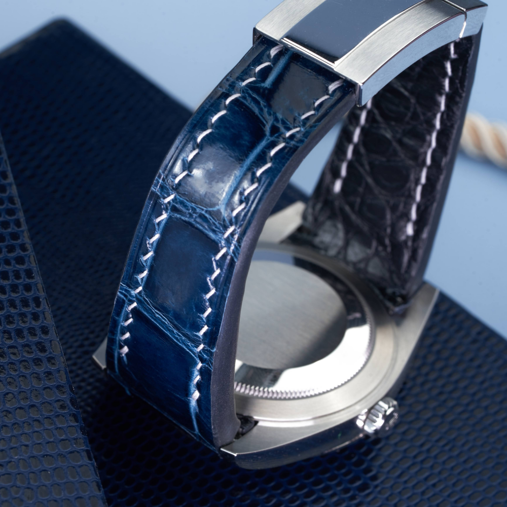 Alligator Leather Strap for Rolex Datejust