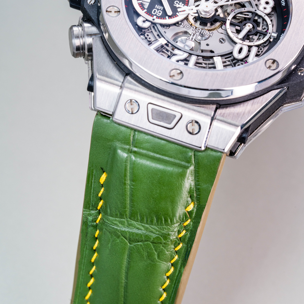 Alligator Leather Strap for Hublot Big Bang Unico