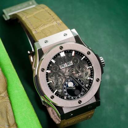 Alligator Leather Strap for Hublot Classic Fusion