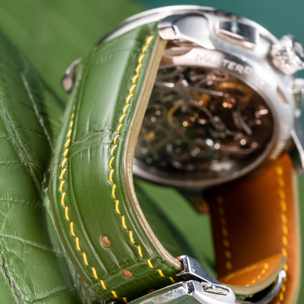 Alligator Leather Strap for Maurice Lacroix