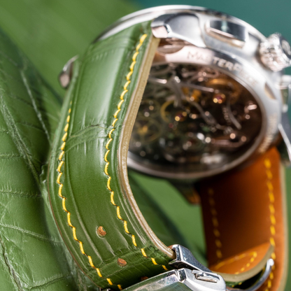 Alligator Leather Strap for Maurice Lacroix