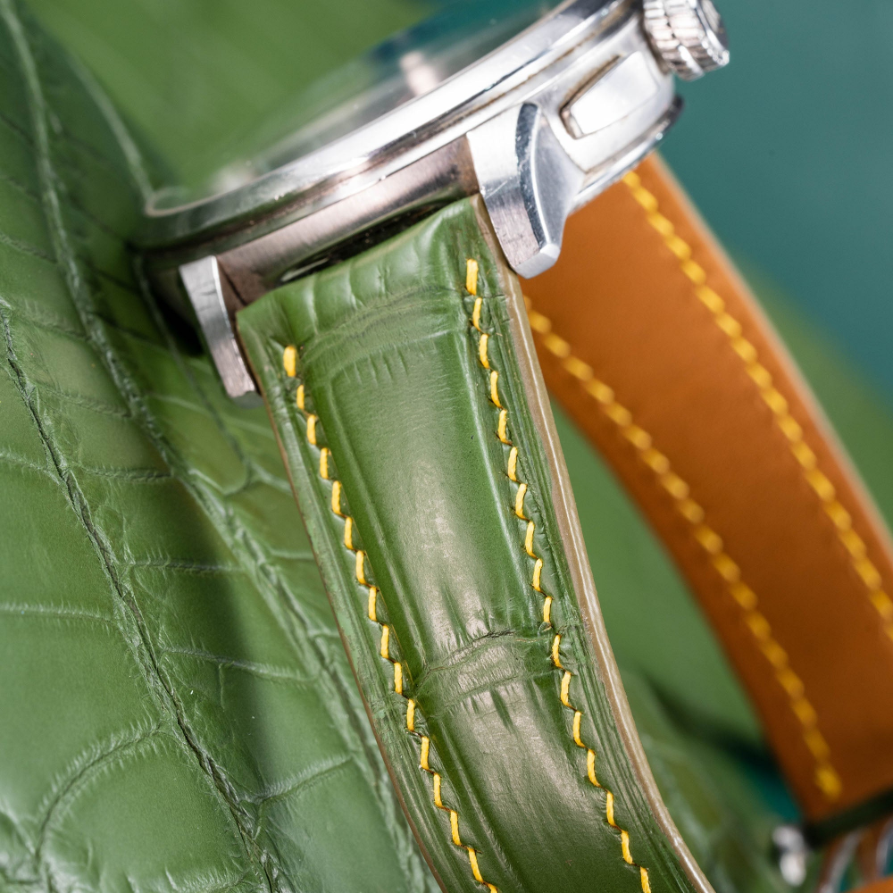 Alligator Leather Strap for Maurice Lacroix