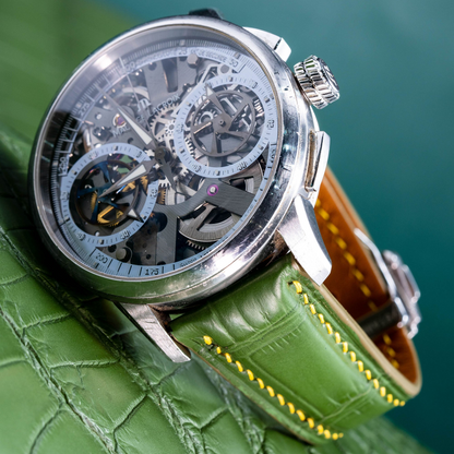 Alligator Leather Strap for Maurice Lacroix