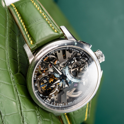Alligator Leather Strap for Maurice Lacroix