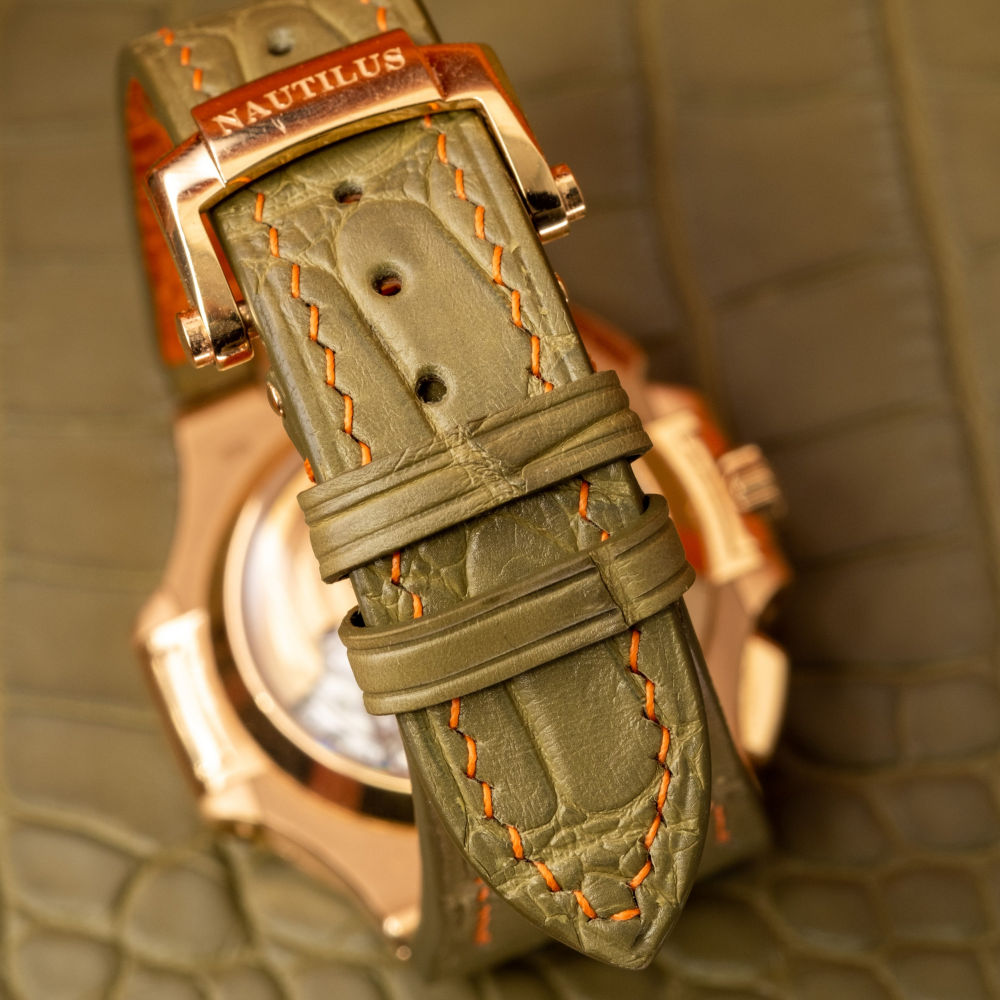 Alligator Leather Strap for Patek Philippe Nautilus