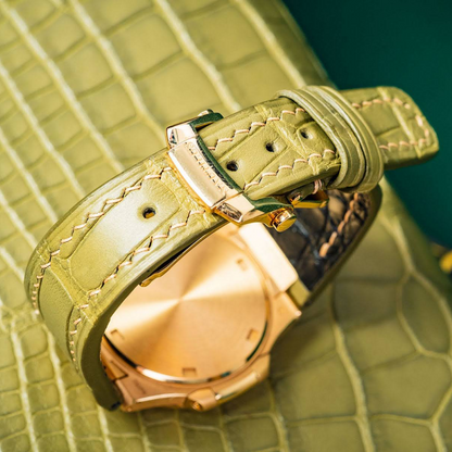 Alligator Leather Strap for Patek Philippe Nautilus