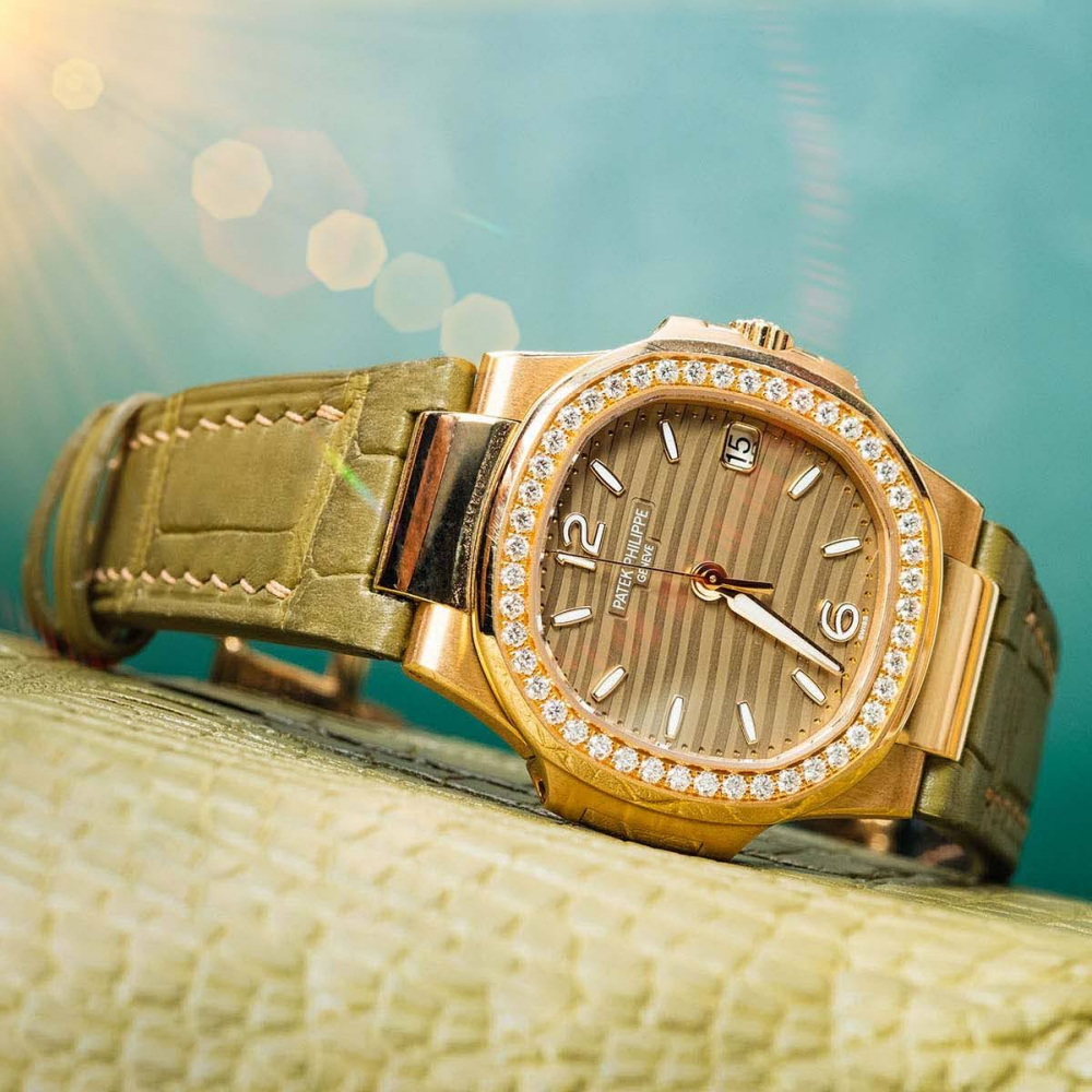 Alligator Leather Strap for Patek Philippe Nautilus