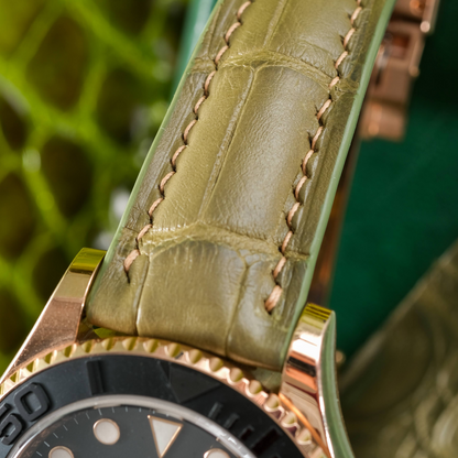 Alligator Leather Strap for Rolex Yacht-Master