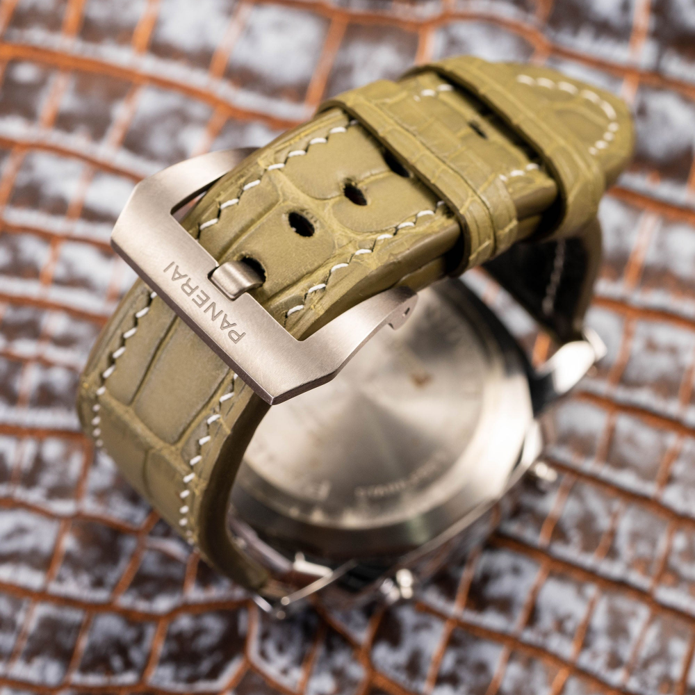 Alligator Leather Strap for Panerai Luminor