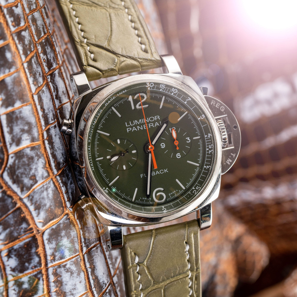 Alligator Leather Strap for Panerai Luminor