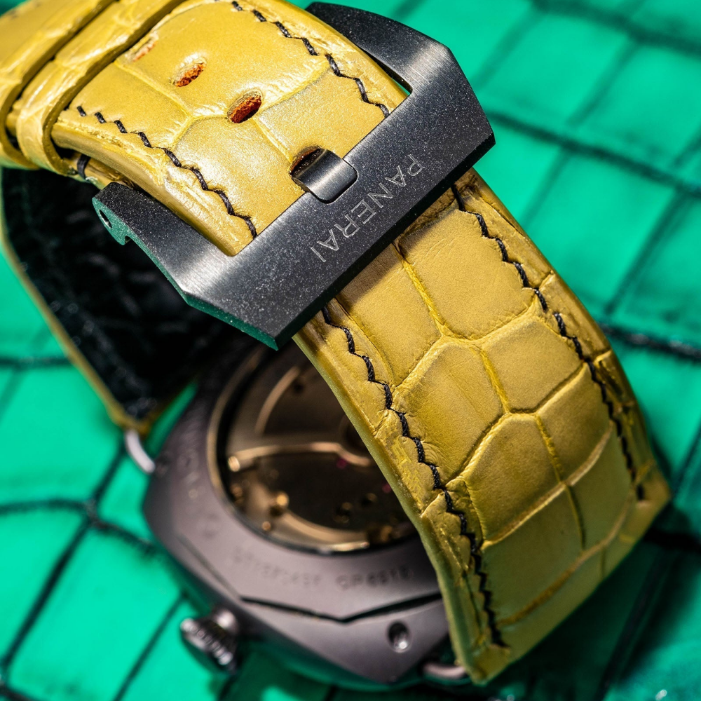 Alligator Leather Strap for Panerai Radiomir