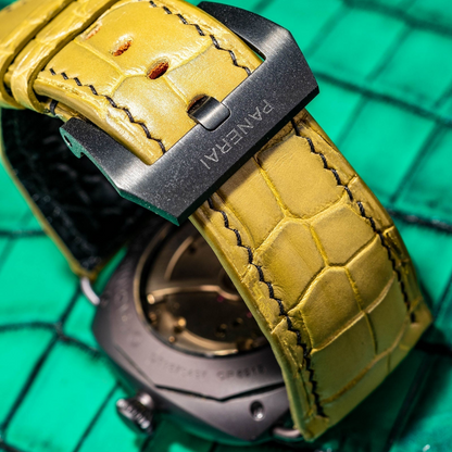 Alligator Leather Strap for Panerai Radiomir