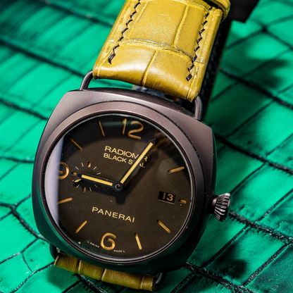 Alligator Leather Strap for Panerai Radiomir