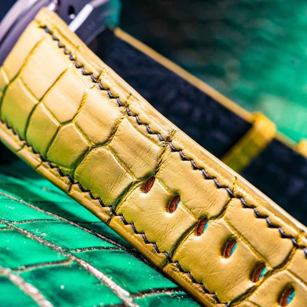 Alligator Leather Strap for Panerai Radiomir
