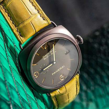 Alligator Leather Strap for Panerai Radiomir