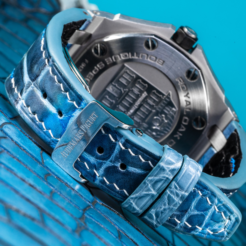 Alligator Leather Strap for AP Royal Oak Offshore 42mm